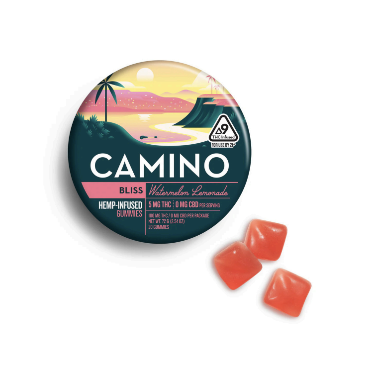 Camino Gummies 100mg THC 20 Ct / Watermelon Lemonade